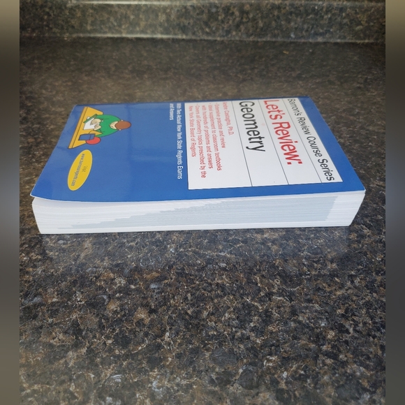 Barron's Let's Review Geometry Book Unused Paperback - Picture 4 of 7